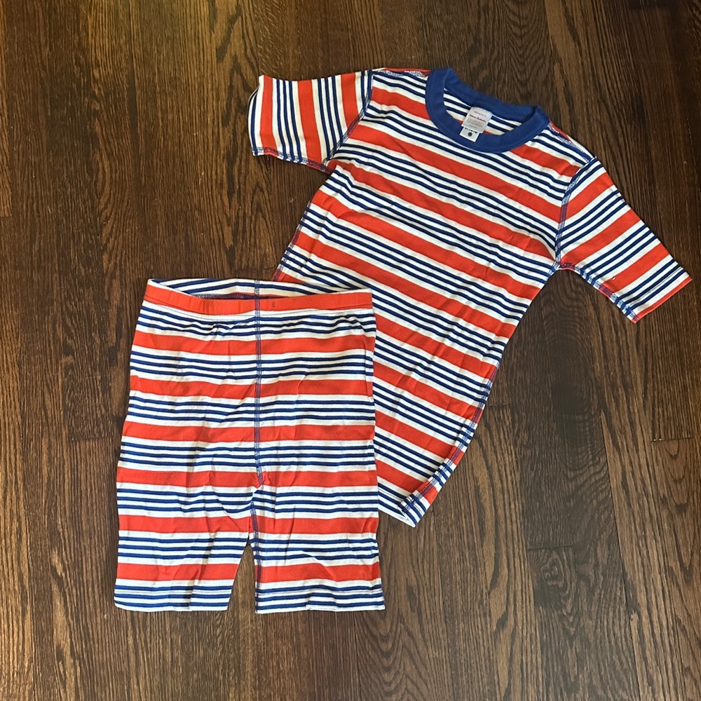 Hanna Andersson Red and Blue Striped Top